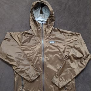 Patagonia Rainshadow stretch raincoat MEDIUM brown